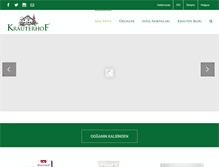 Tablet Screenshot of krauterhof.com
